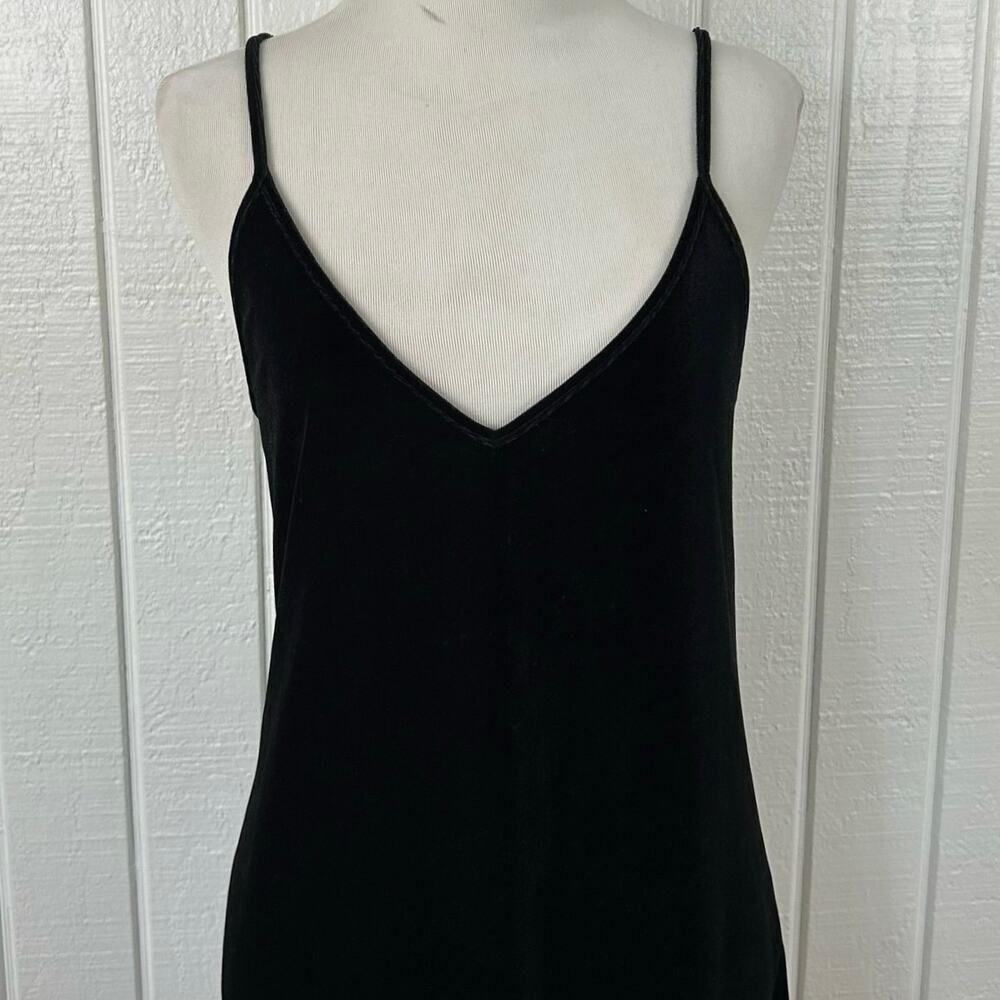 Brandy Melville Black Slip Mini Dress Y2K Grunge Soft Girl Goth Women Small - Picture 2 of 5
